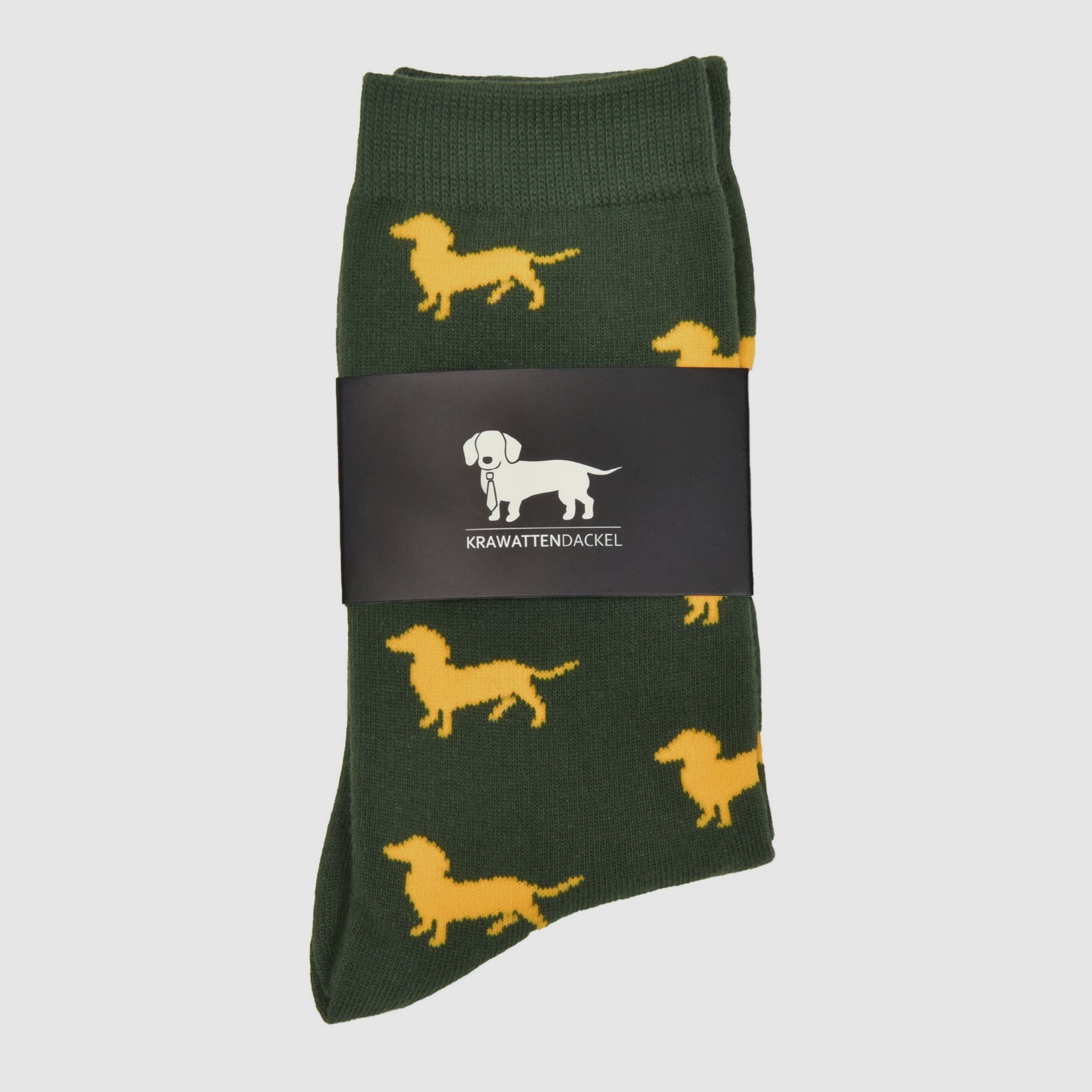 Krawattendackel Socken mit Dackel