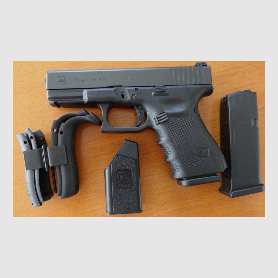 Glock 19. 4.Gen- Glock 19 4.Gen. Cal. 9mm