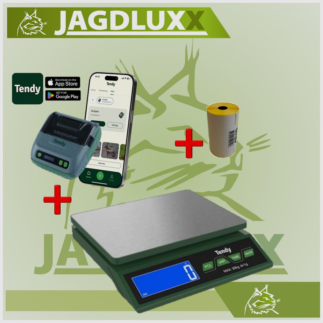 Tendy Etiketteringset voor Vlees en Worstproducten