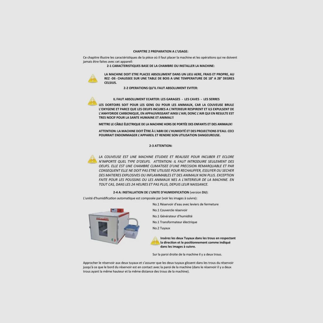 Incubatrice automatica Maino DUC 70 con umidificatore, immagine 11 di 29