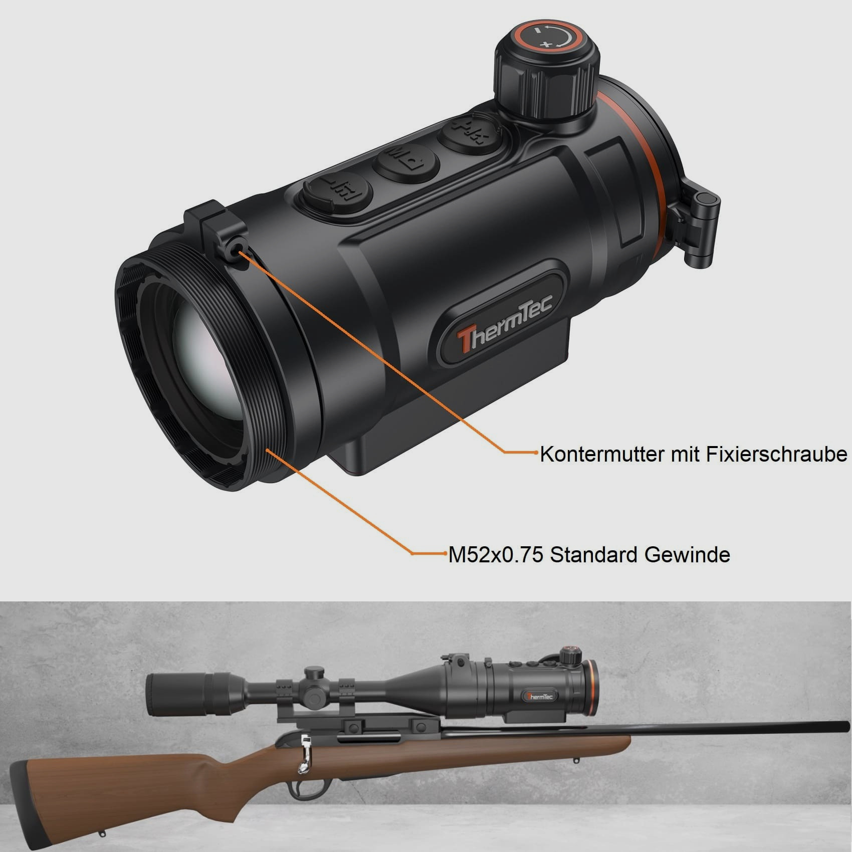 *Neu* ThermTec Hunt 335 inkl. Rusan MAR Adapter System *Neu*