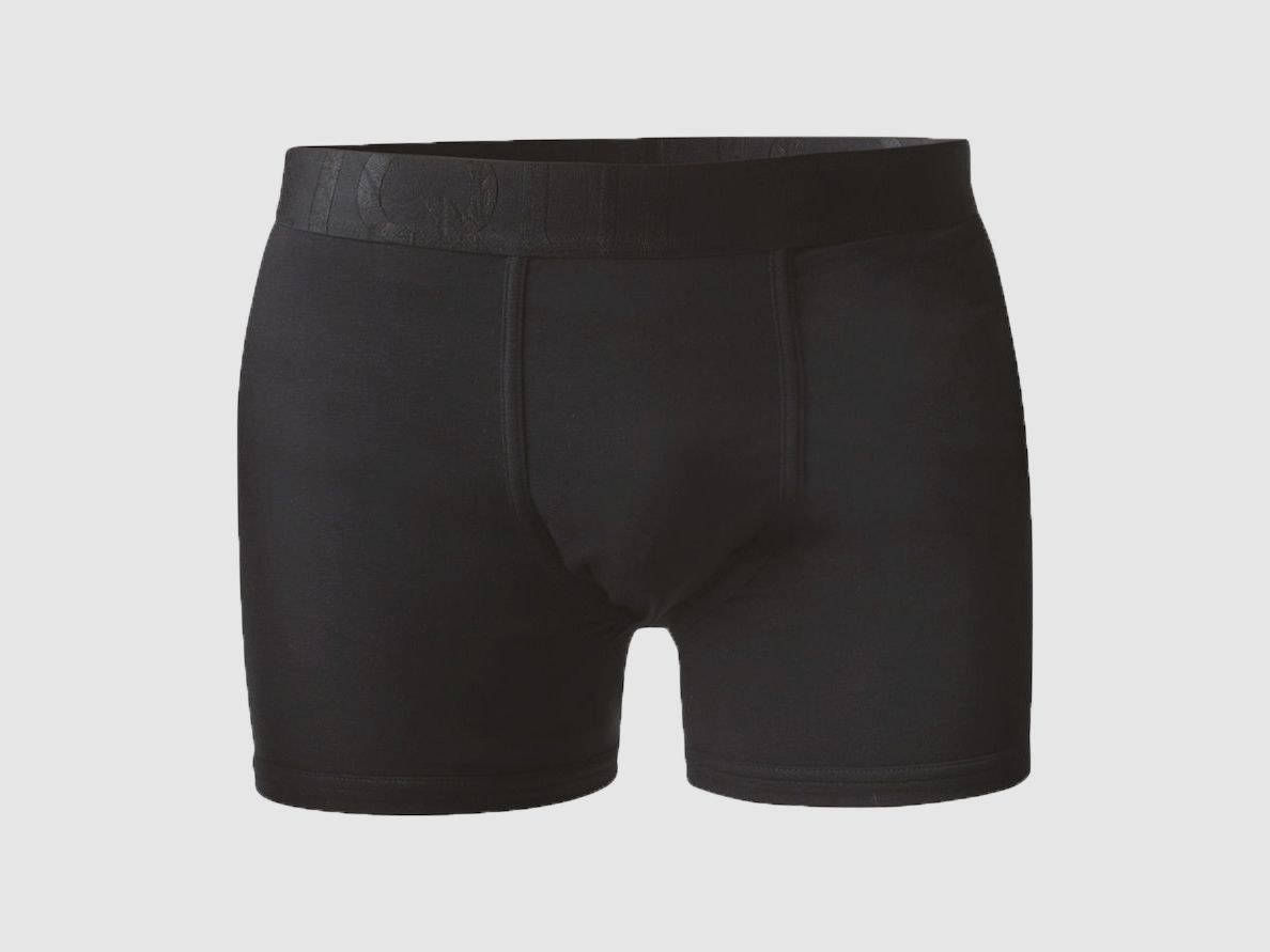 Bambu-Boxer-Unterhose - Langbein - Schwarz - XXL