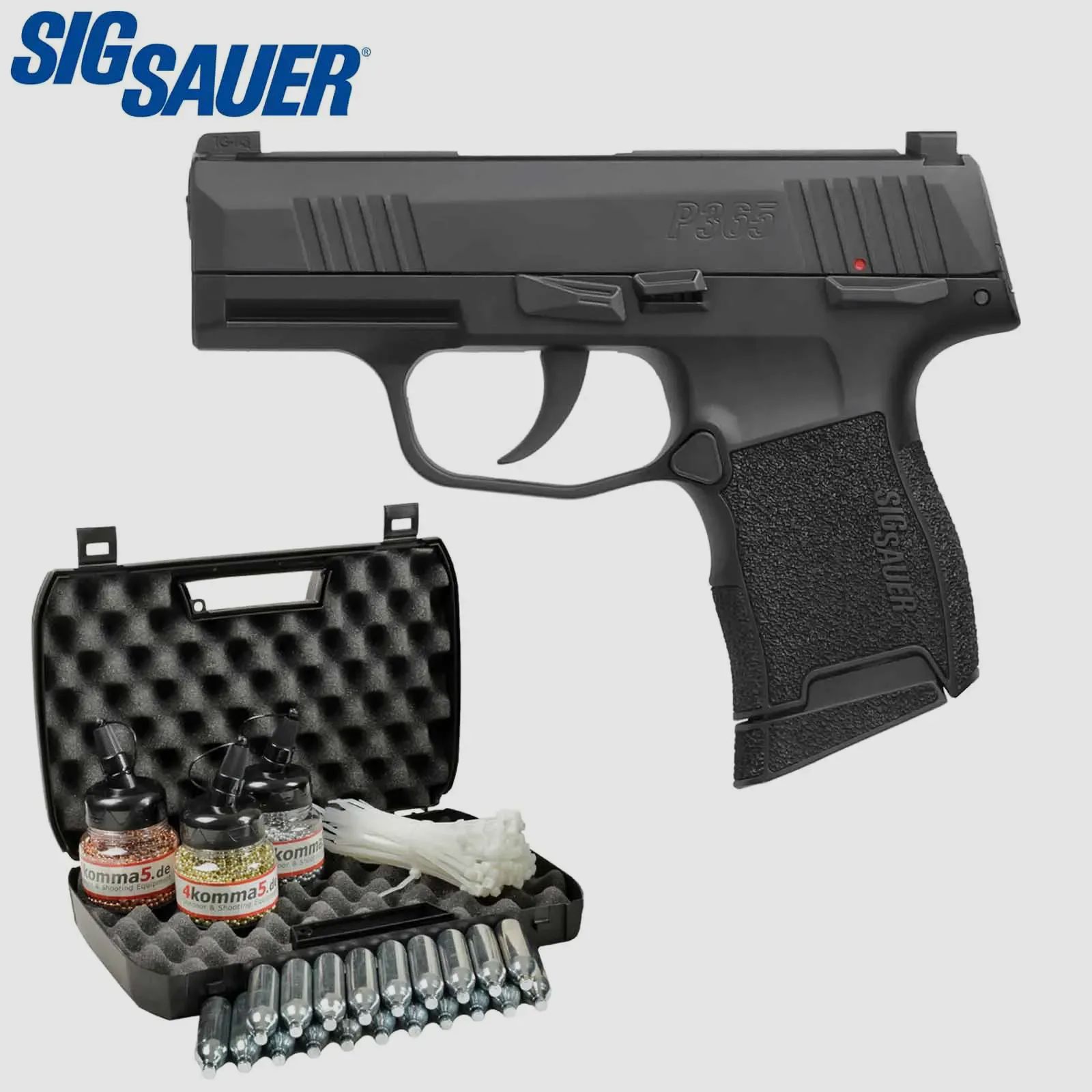 SET SIG SAUER P365 4,5 mm BB Blowback Co2-pistool