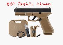 Glock 17 Gen5 T4E French Army Edition RAM Pistole cal.43 "Neu" 820x Paintballs 