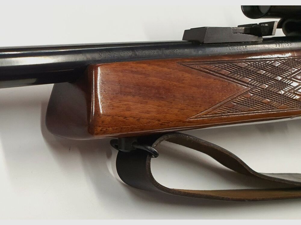 Repeating rifle with scope