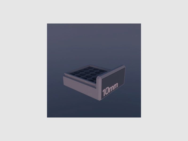 Filamelt Munitionsbox / 10mm Auto / ‘Schiebedeckel’ / Patronenbox, Ammo Box