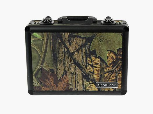 Waffenkoffer Kurzwaffe Double Alumalock Camouflage