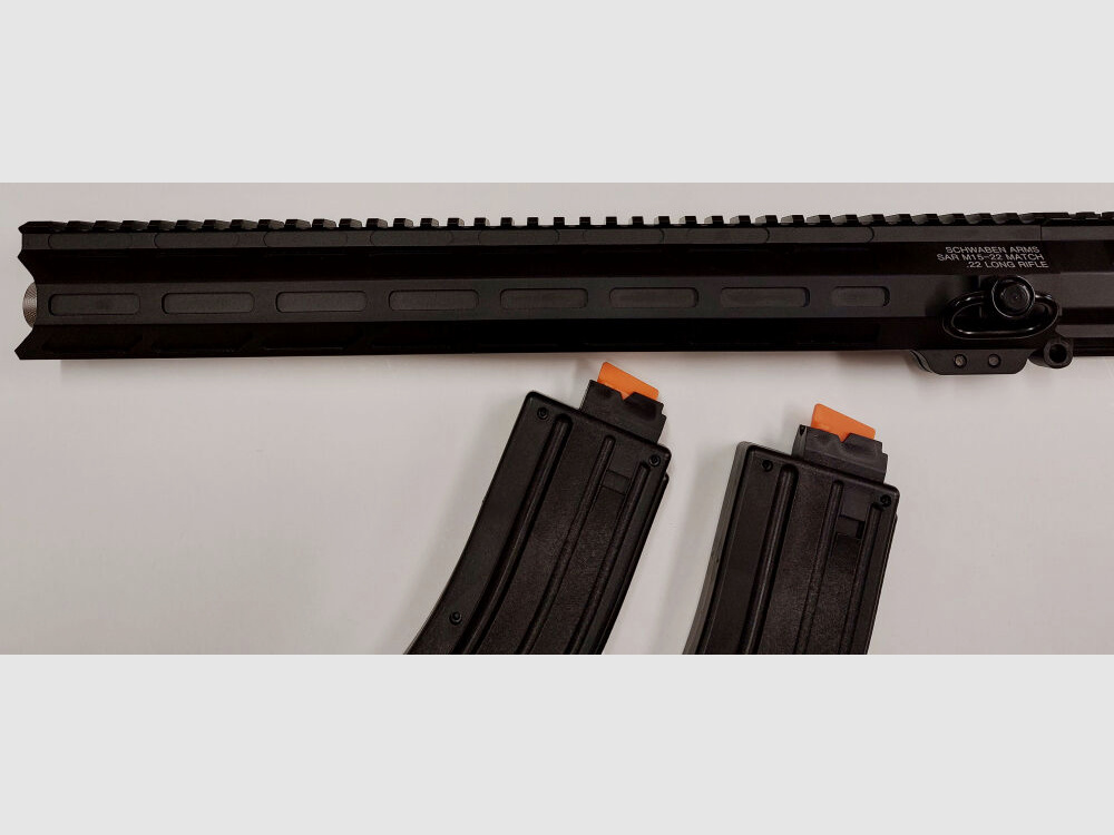 Schwaben Arms GmbH Wechselsystem SAR M15-22 MATCH im Kaliber .22L.R. passend für AR15 mit Laufgewinde 1/2-28 UNEF
