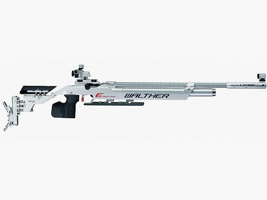 Carl-Walther LG 400E Alutec Expert Silber links Luftgewehr Match