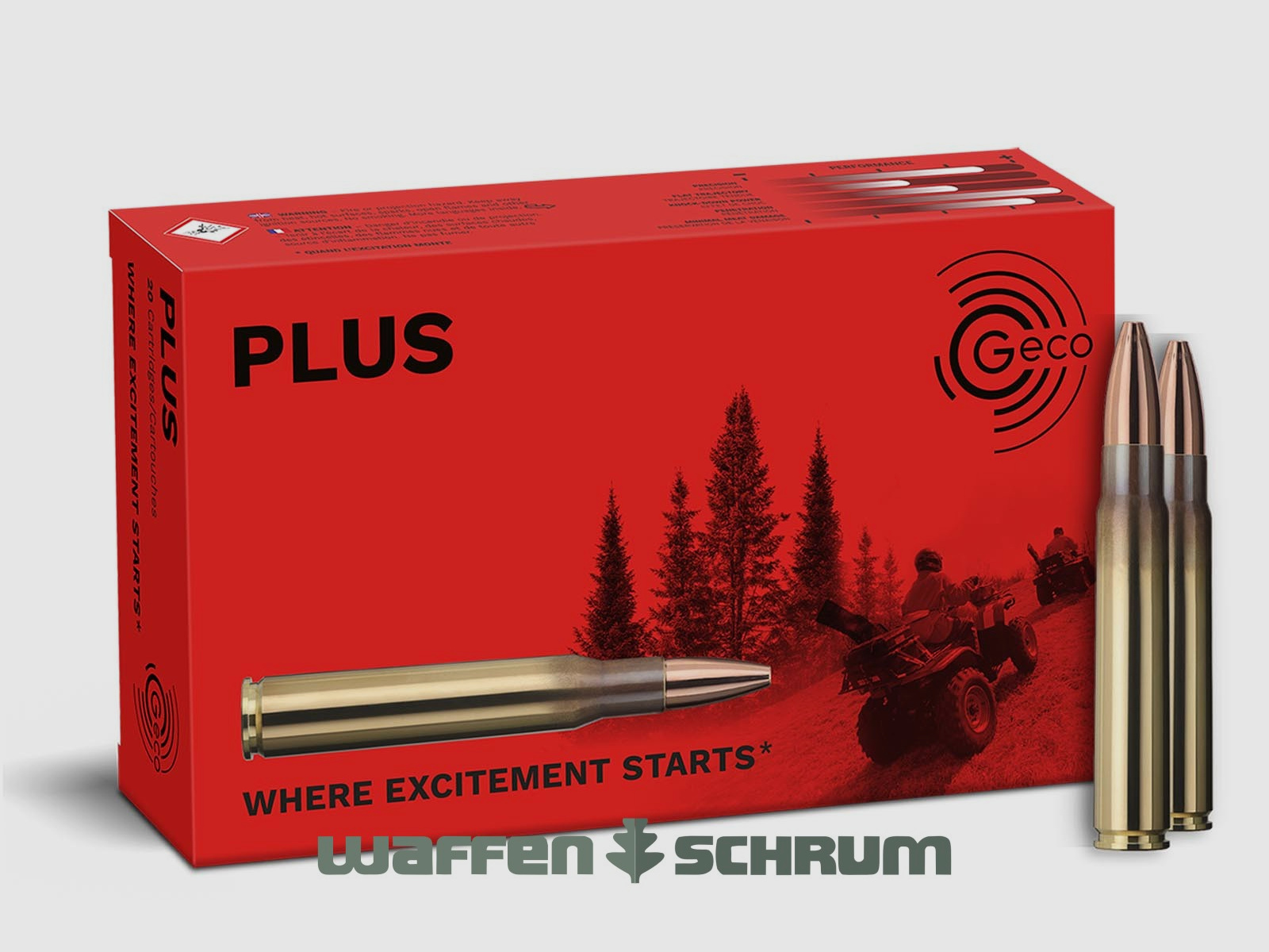 Geco Plus 16,5g - 255gr 9,3x62 20er Pck.