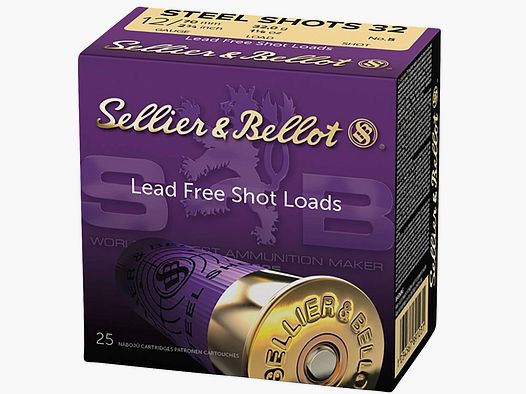 12/70 Hunting Steel 3.6mm 32g Sellier & Bellot