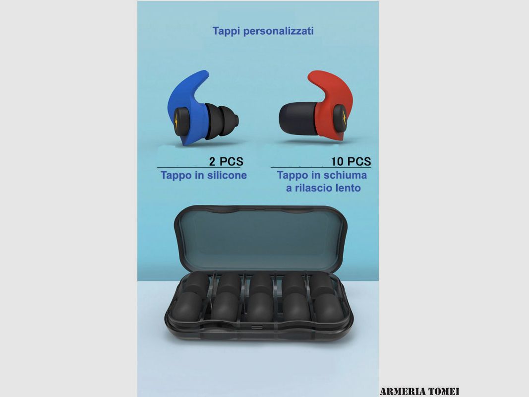 Zatyczki do uszu NRR40 - Czarne, zdjęcie 2 z 5