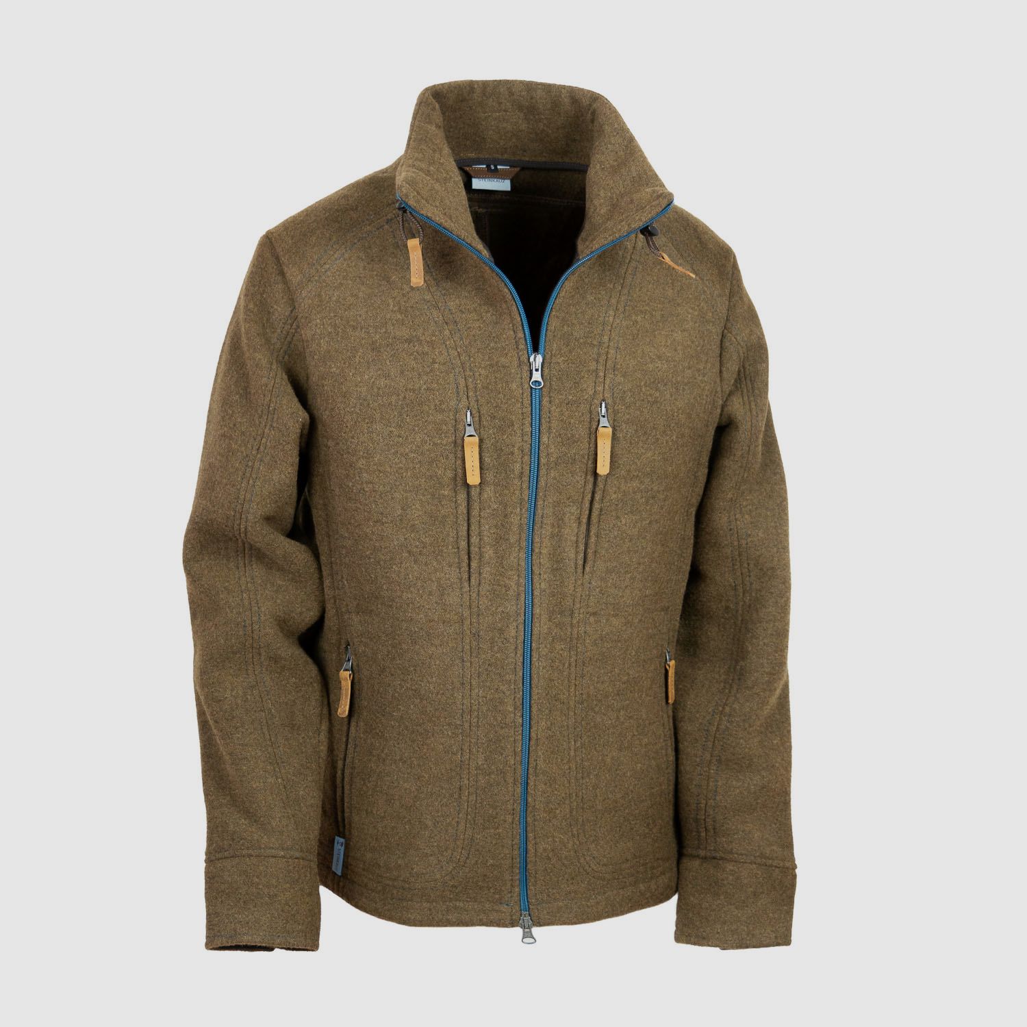 Lodenfleecejacke "Kragenhuber" Mod. 2023, Cappuccino