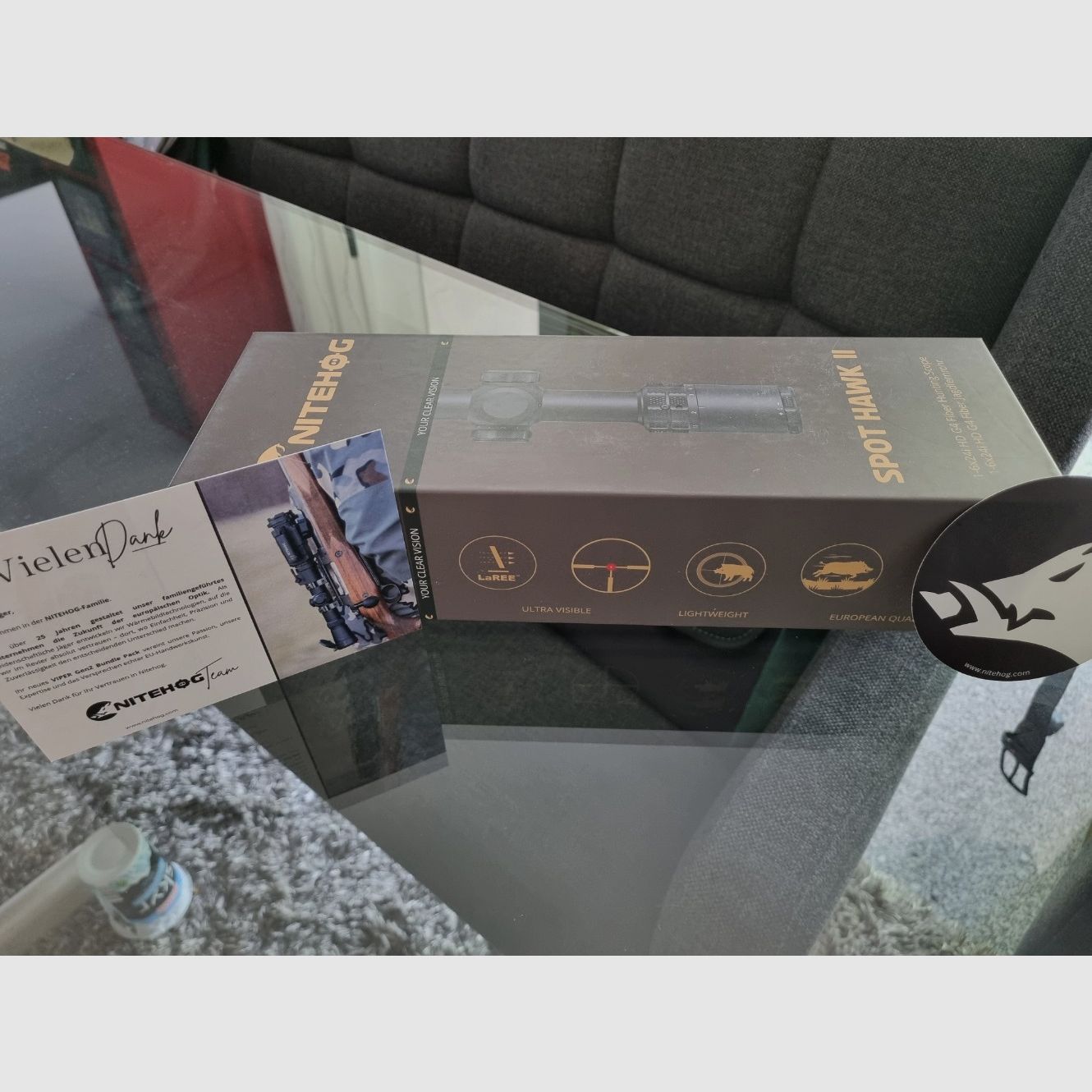 Nitehog Spot Hawk II scope, 1-6x24i HD G4 Fiber