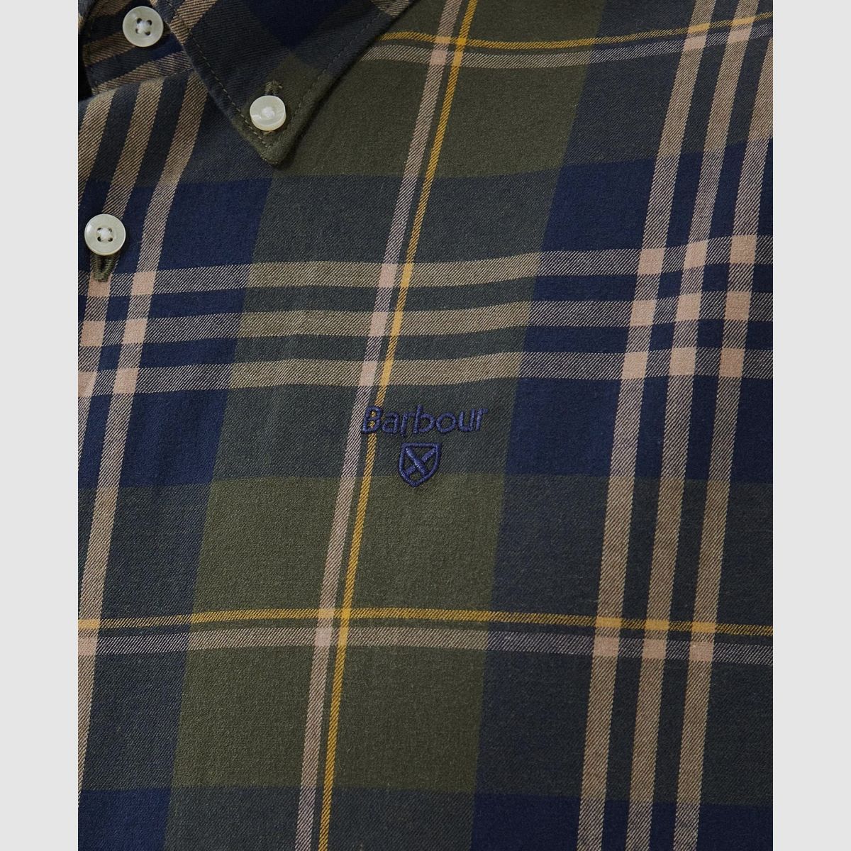 BARBOUR Edgar Camicia Su Misura Oliva