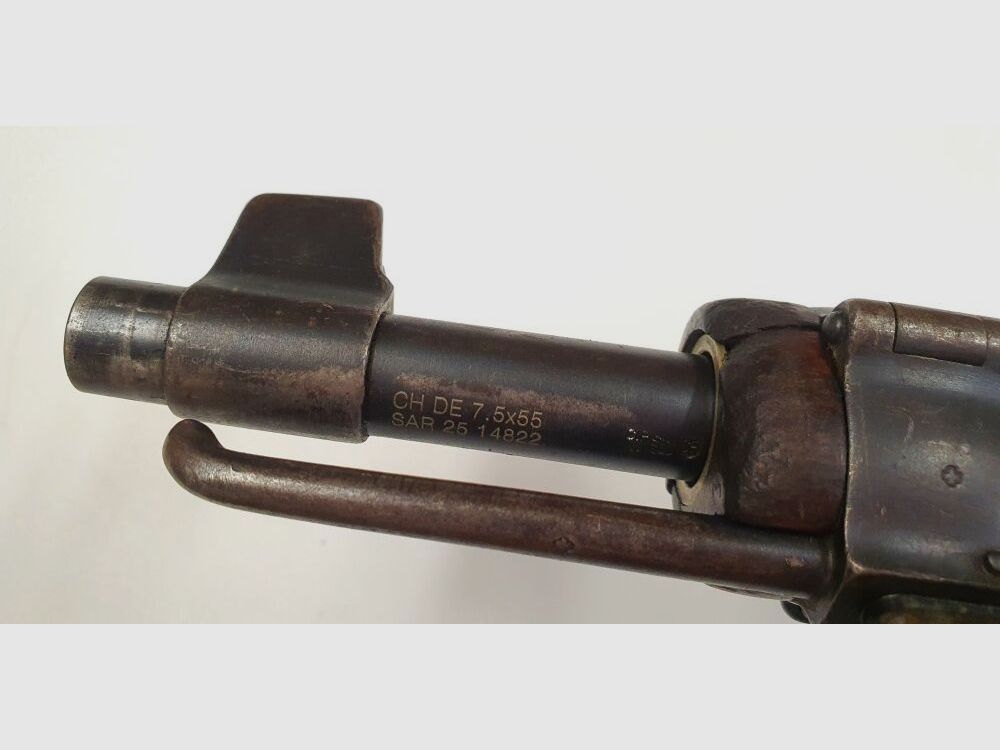 Waffenfabrik Bern Repetierbüchse Waffenfabrik Bern Schweizer K11 Kaliber 7,5x55swiss komplett nummerngleich + Bajonett