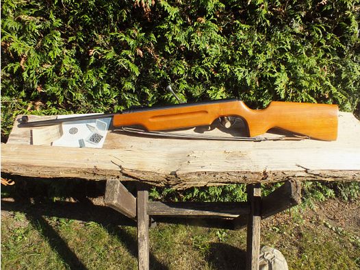 Top Suhler Sammler- Luftdruckgewehr Haenel 310-4.1 mit Sportschaft, DDR