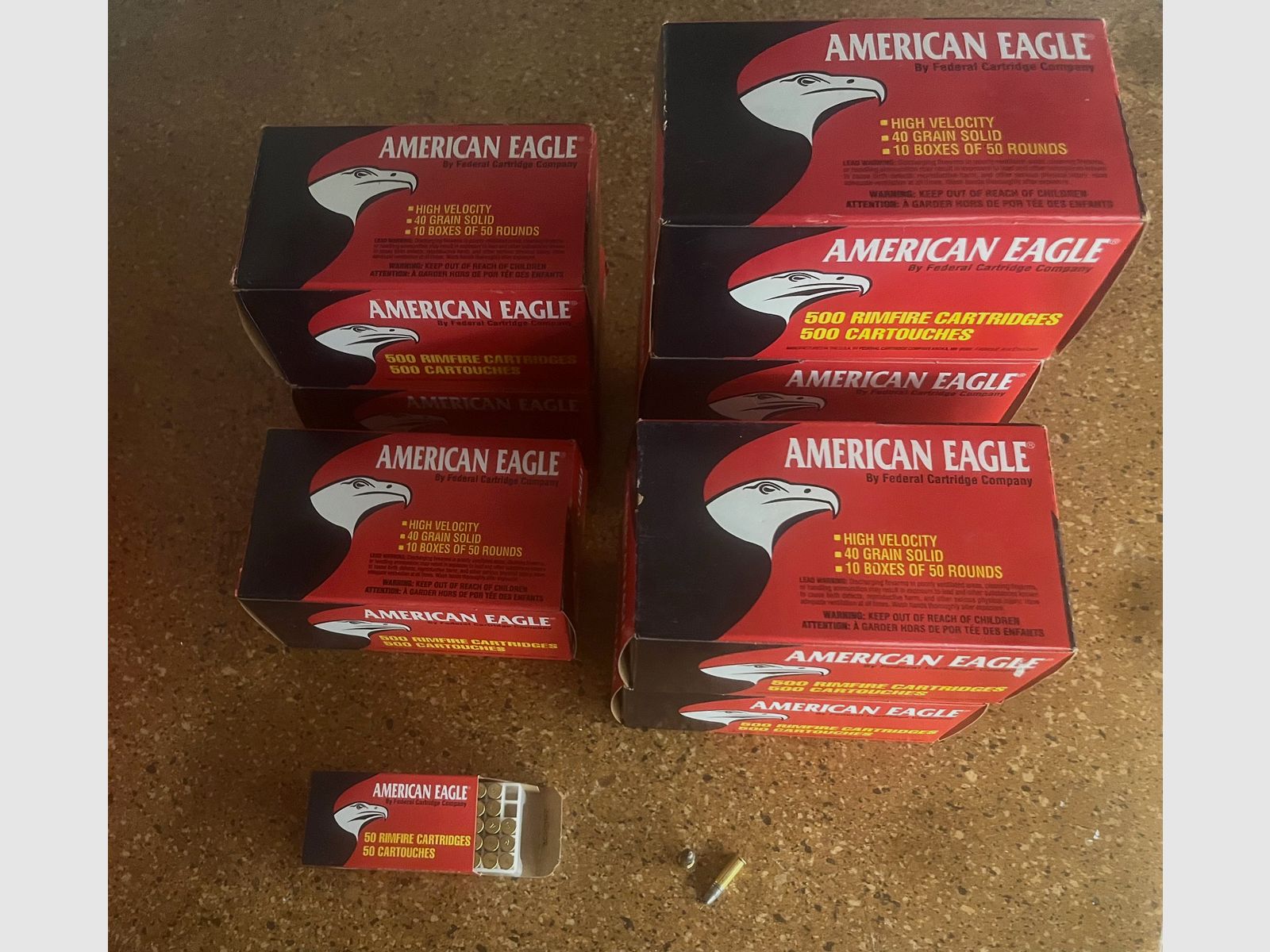 Federal: American Eagle .22 lfb 4,000 rounds