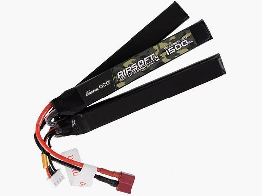 Gens Ace 111V 1500mAh 25C LiPo Tipo Triple Stick (T-Plug)
