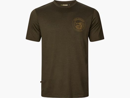 Härkila Game S/S T-Shirt Uomo Willow green stag L