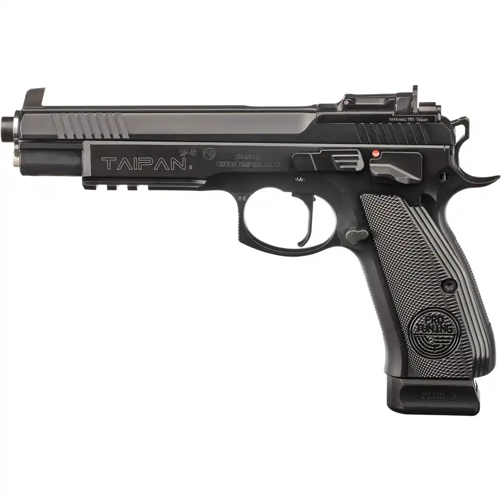 Pro Tuning Taipan OR Pistola Deportiva Cal. 9 mm Luger - Listo para Ópticas - Acero Completo