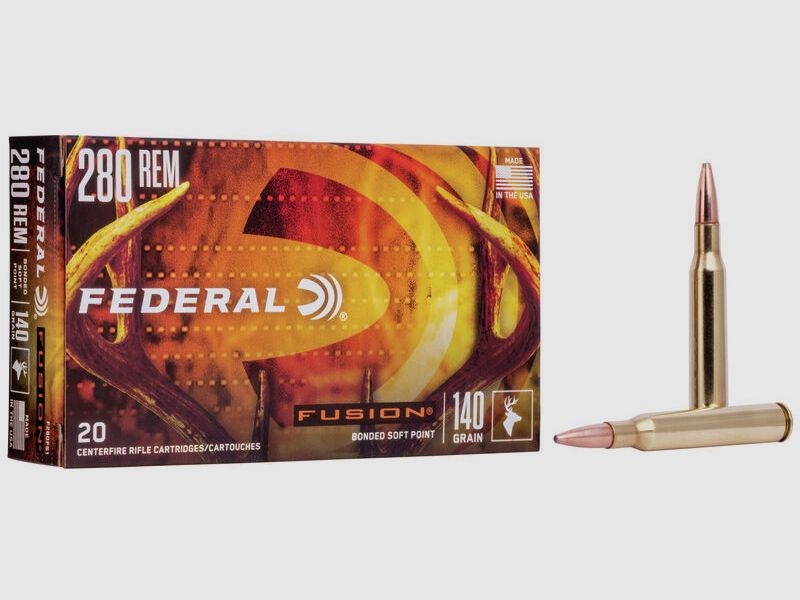 Federal Fusion .280 Rem. 140GR SP 20 Patronen