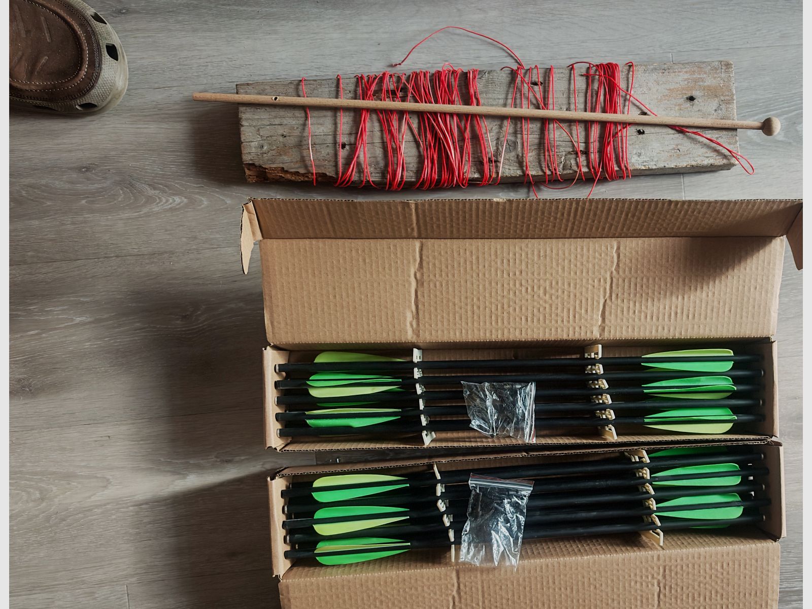 Ballesta recurva plegable 120 lbs con mucho accesorio