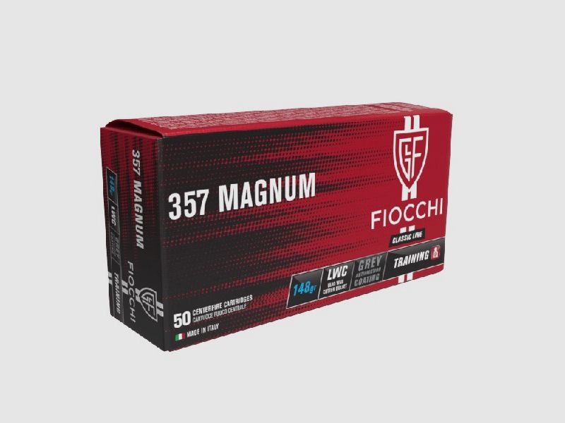 Fiocchi Kal. 3.. Revolver .357Mag WC 50 Stk 148grs/9,6g
