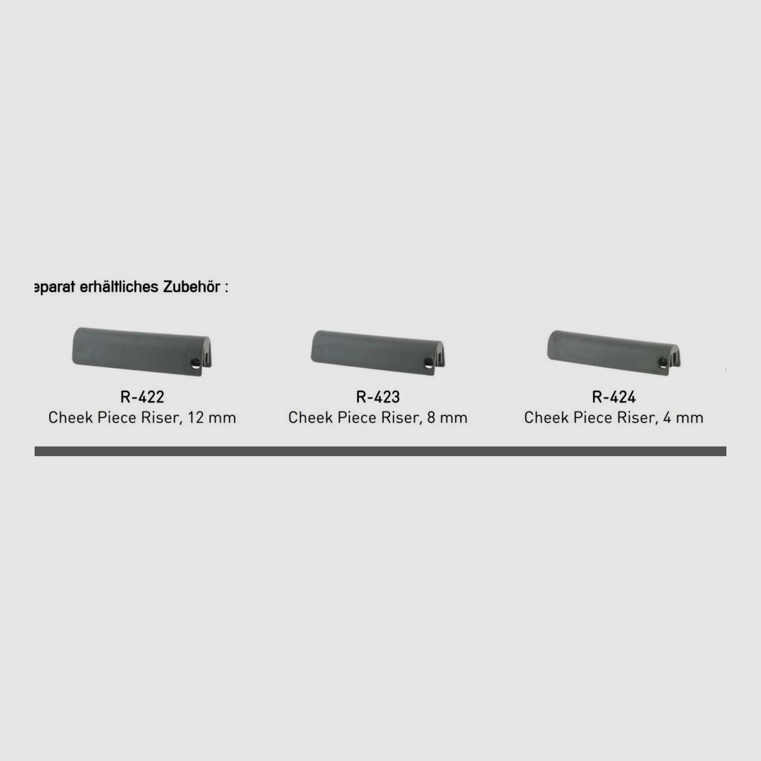 SPUHR G3 / HK41 crosse arrière, réglable en longueur avec appui-joue SAR M41 / MKE T41 / XR41 / BWT3D