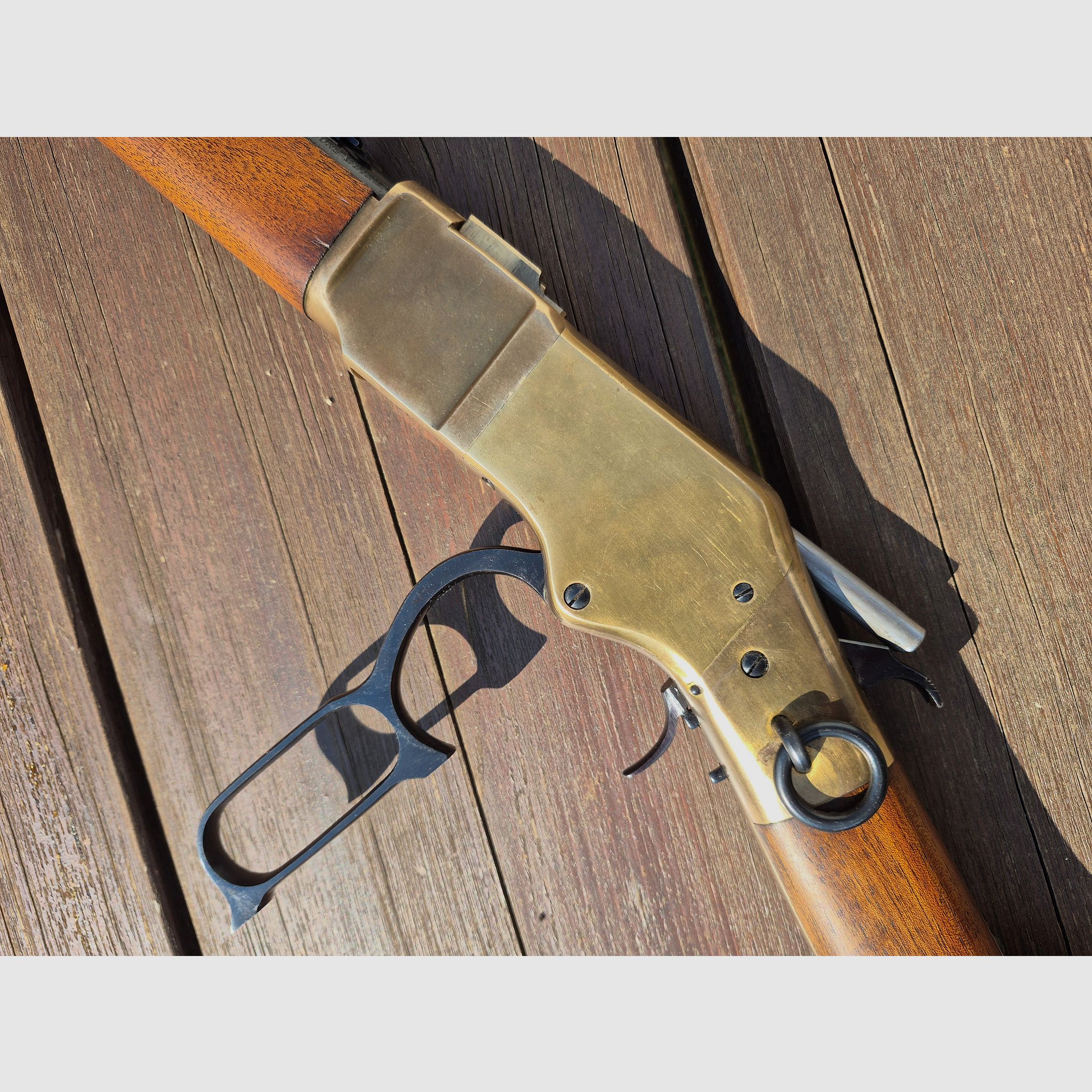Uberti 1866 Yellow Boy Carbine .38 Sp. (mfg. 1972) – VISUALLY TOP / PURE PARTS DONOR! (Defective)
