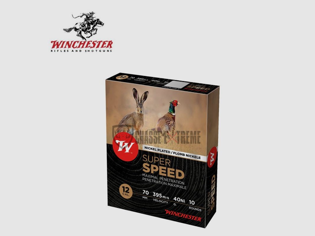 10 Cartouches WINCHESTER Super Speed Generation 2 40g cal 12/70, image 2 sur 4