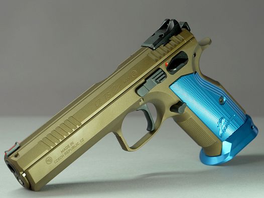 CZ TS2 Burnt Bronze "Blue Sky" 9mm Sonder Edition