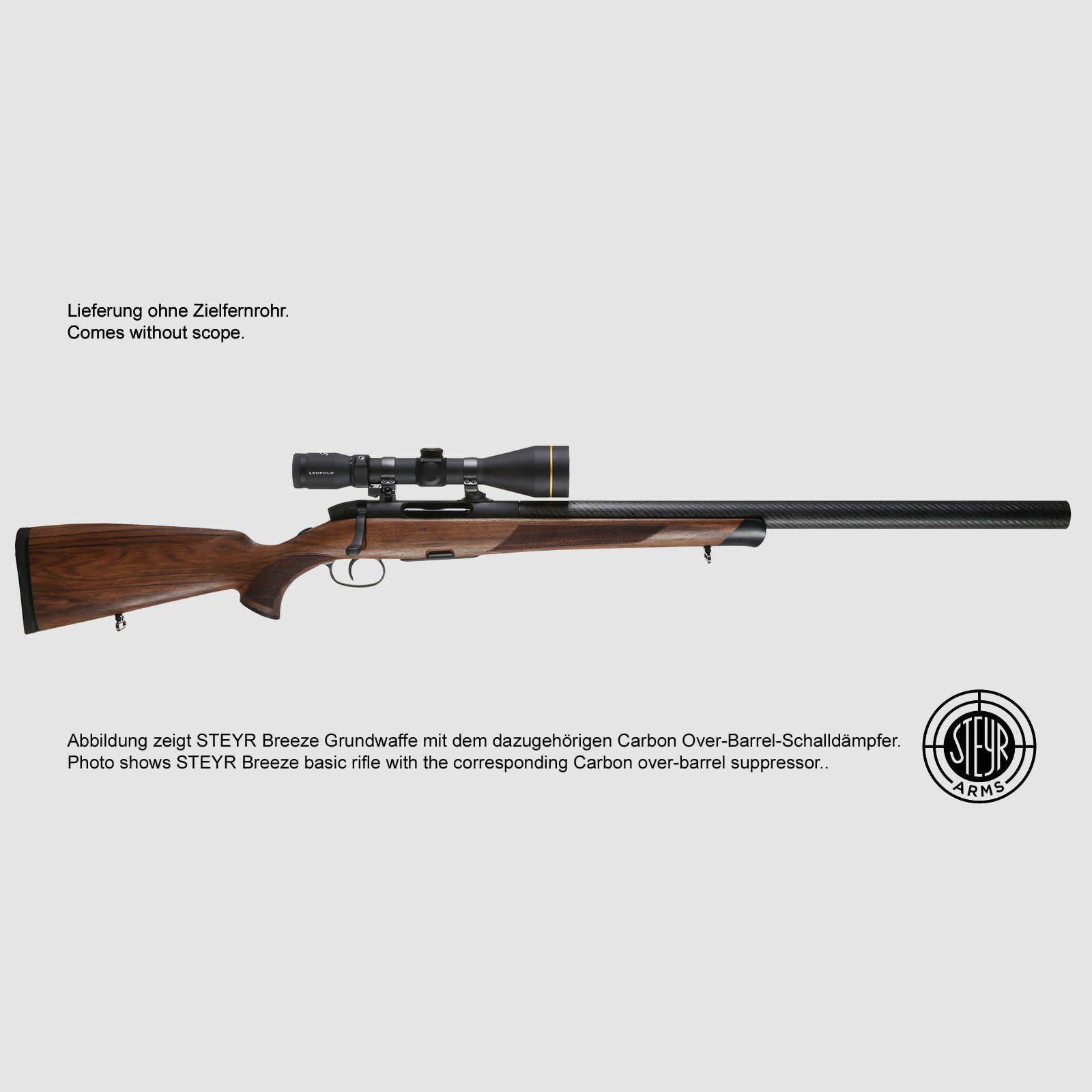 STEYR Carbon Schalldämpfer für STEYR Breeze