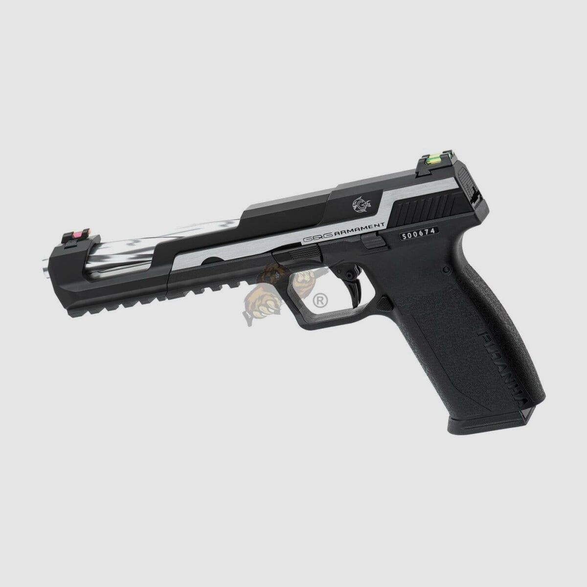 G&G Piranha SL GBB Pistolet Airsoft en Dual Tone -F-