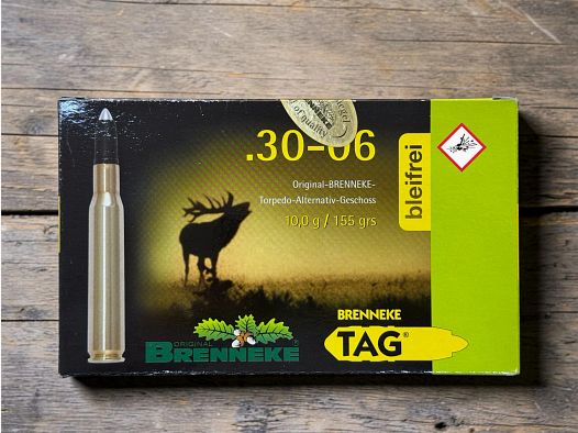 Brenneke Jagdpatrone TAG Kal. .30-06 10,0g