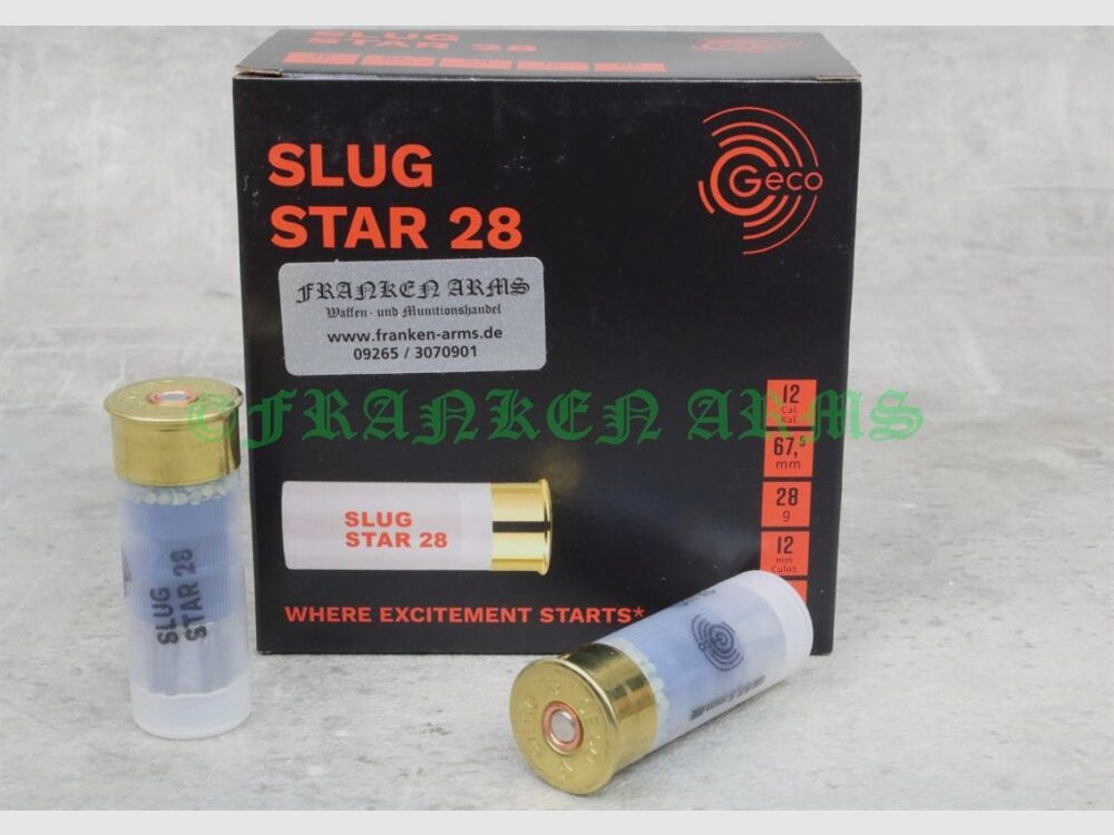 GECO Slug Star 12/67,5 28g 25Stück