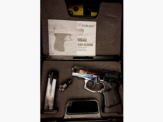 Zoraki 914 pistolet alarmowy 9mm P.A.K. Chrom (PTB 972 !!!)