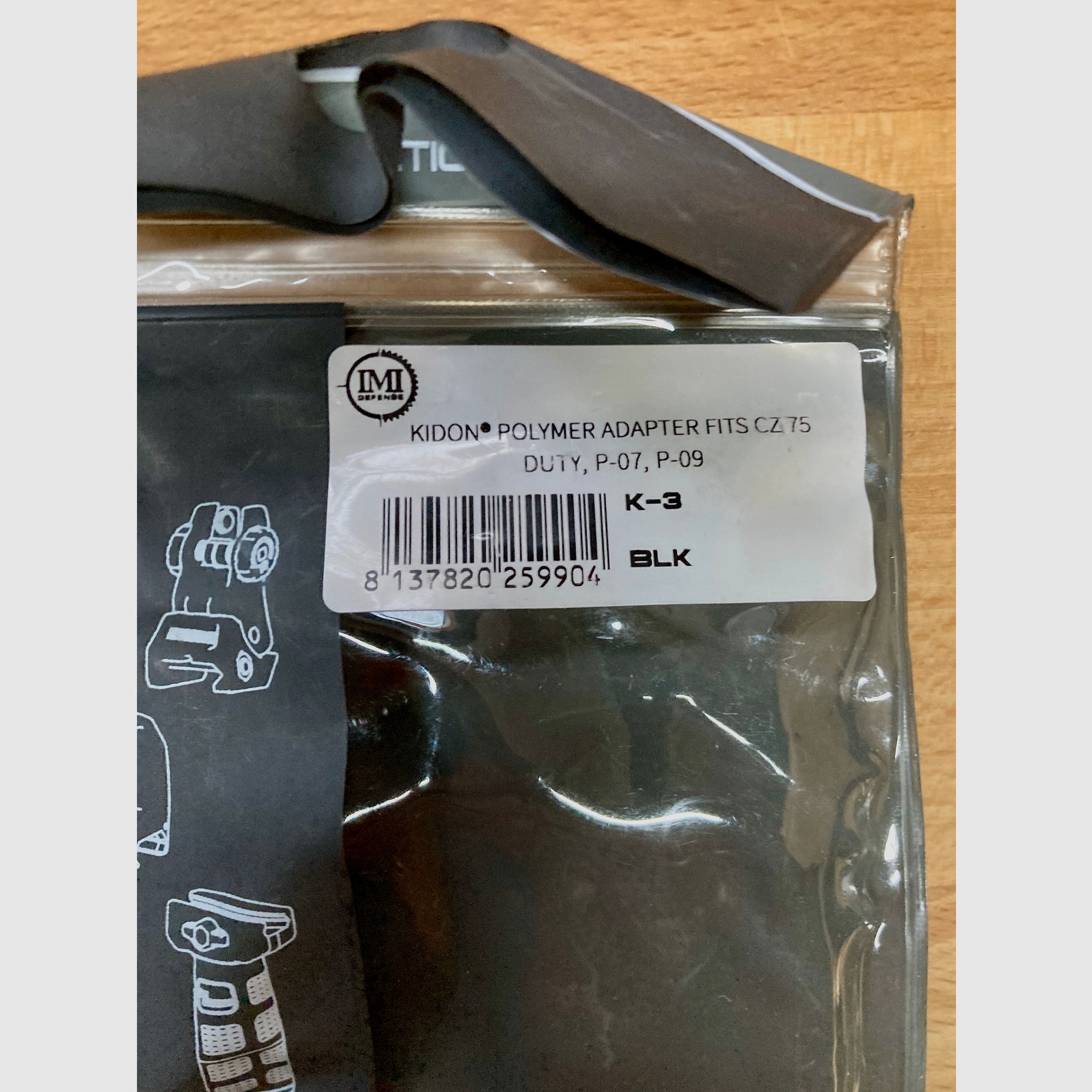 IMI Defense Kidon Anschlagschaft für CZ P07 / P09 / Shadow 1 / Shadow 2