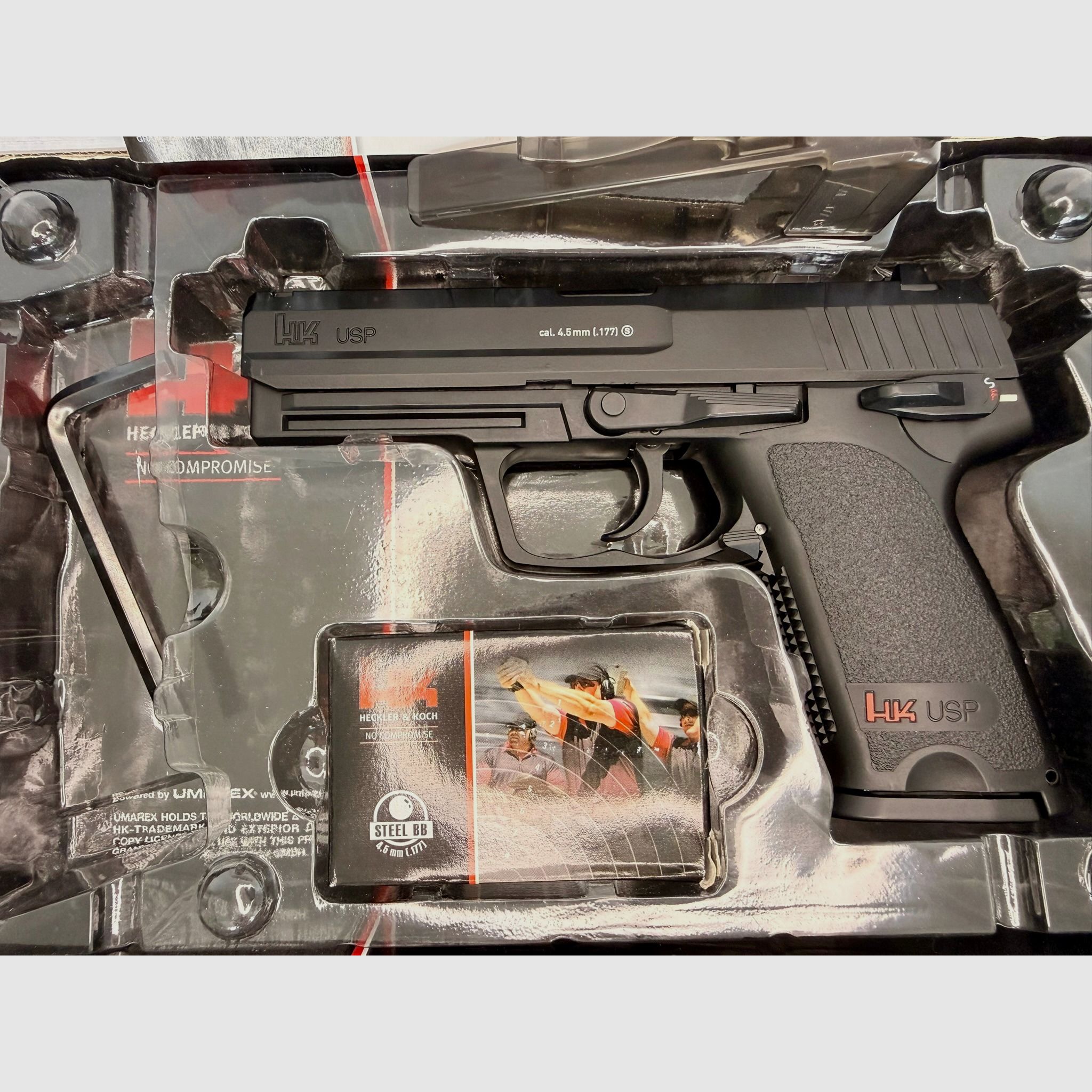 Heckler & Koch USP 4,5 mm BB Co2-Pistolet z Blowbackiem