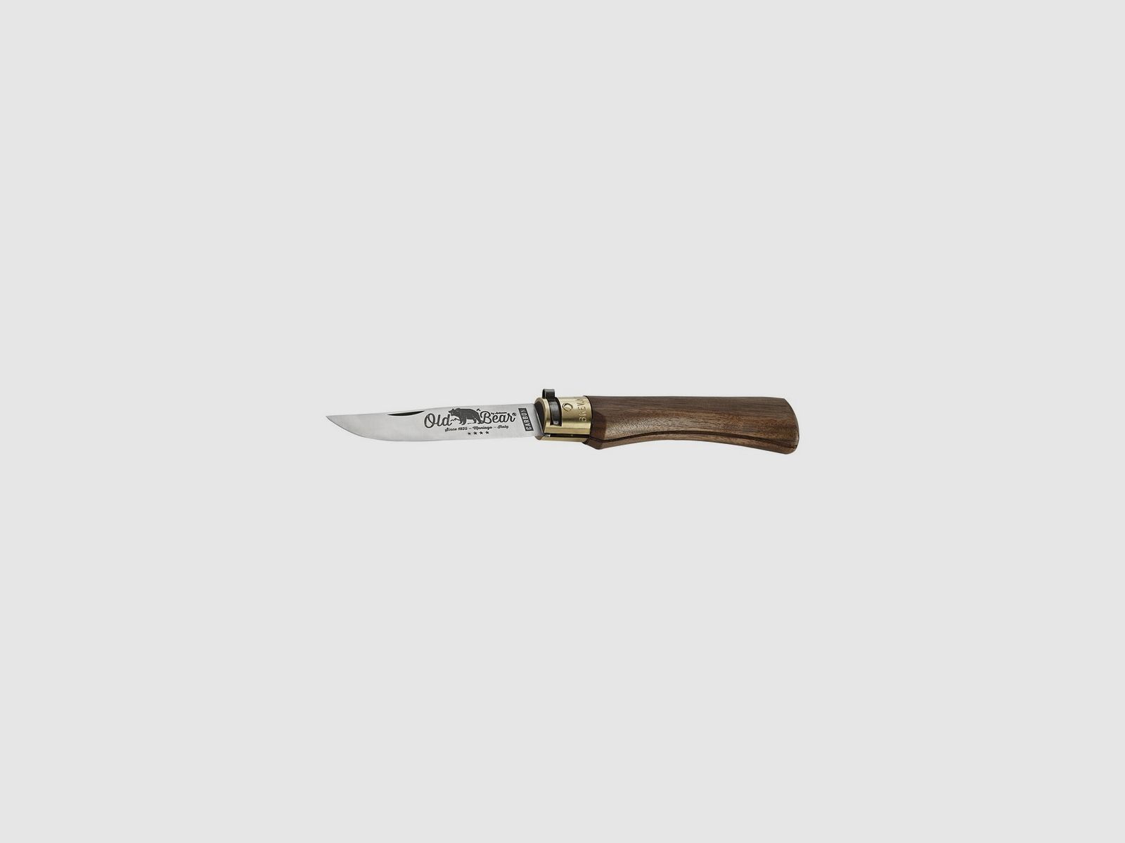 Messer Old Bear Nussbaumgriff Klinge aus Kohlenstoffstahl Größe XL, Bild 1 von 2