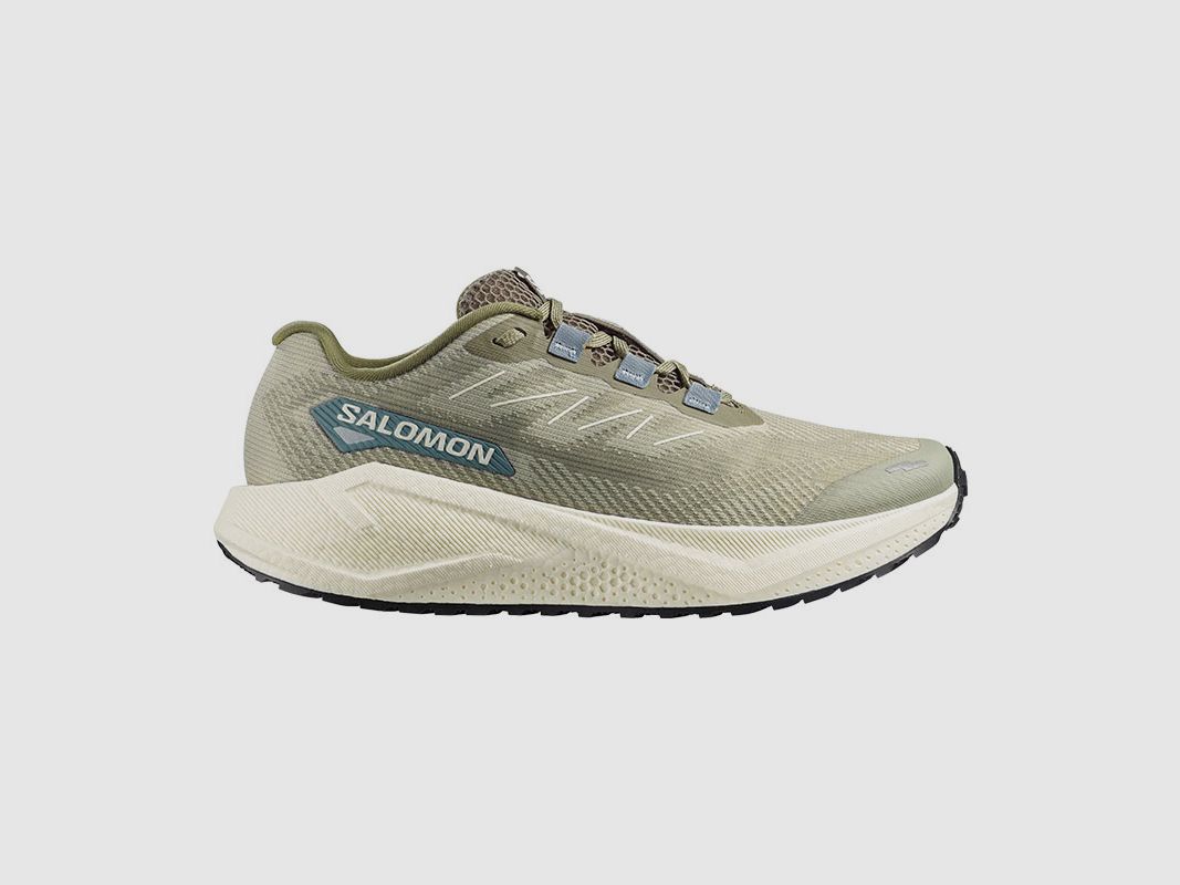 SALOMON – MAN – AERO BLAZE 3 GRVL Tea / Vanilla Ice / Deep Lichen Green, afbeelding 1 van 7