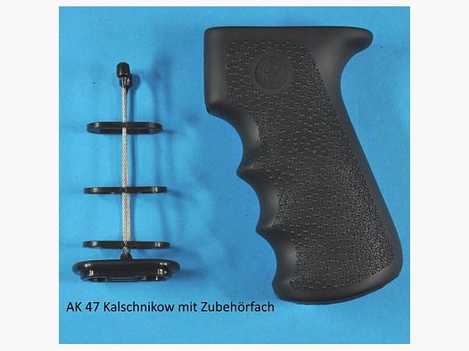 Gummigriff mit Fingerrillen für Kalaschnikow AK 47 und AK 74, mit Zubehörfach