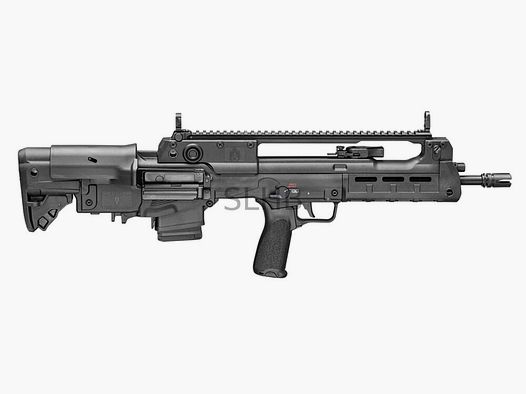 HS (Springfield) Helion VHS 2s compleet met AR15-magazijnadapter, 3 magazijnen en koffer