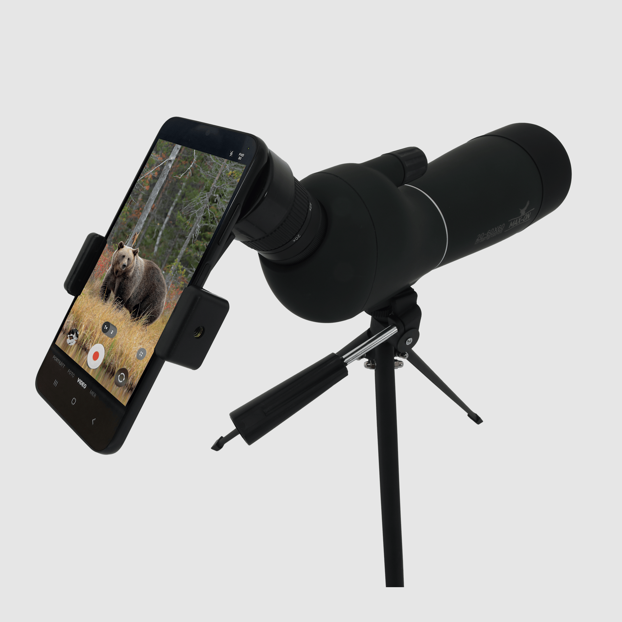 Max-On Télescope avec Trépied 20-60x60