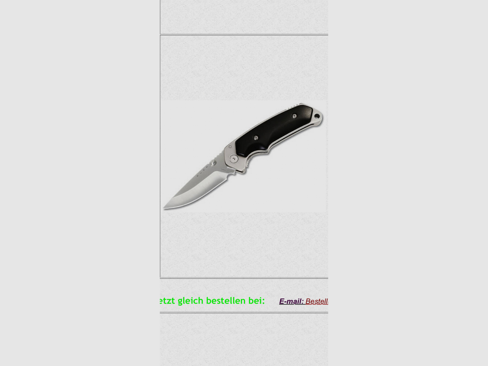Buck KNIFE Alpha Hunter 420 HC