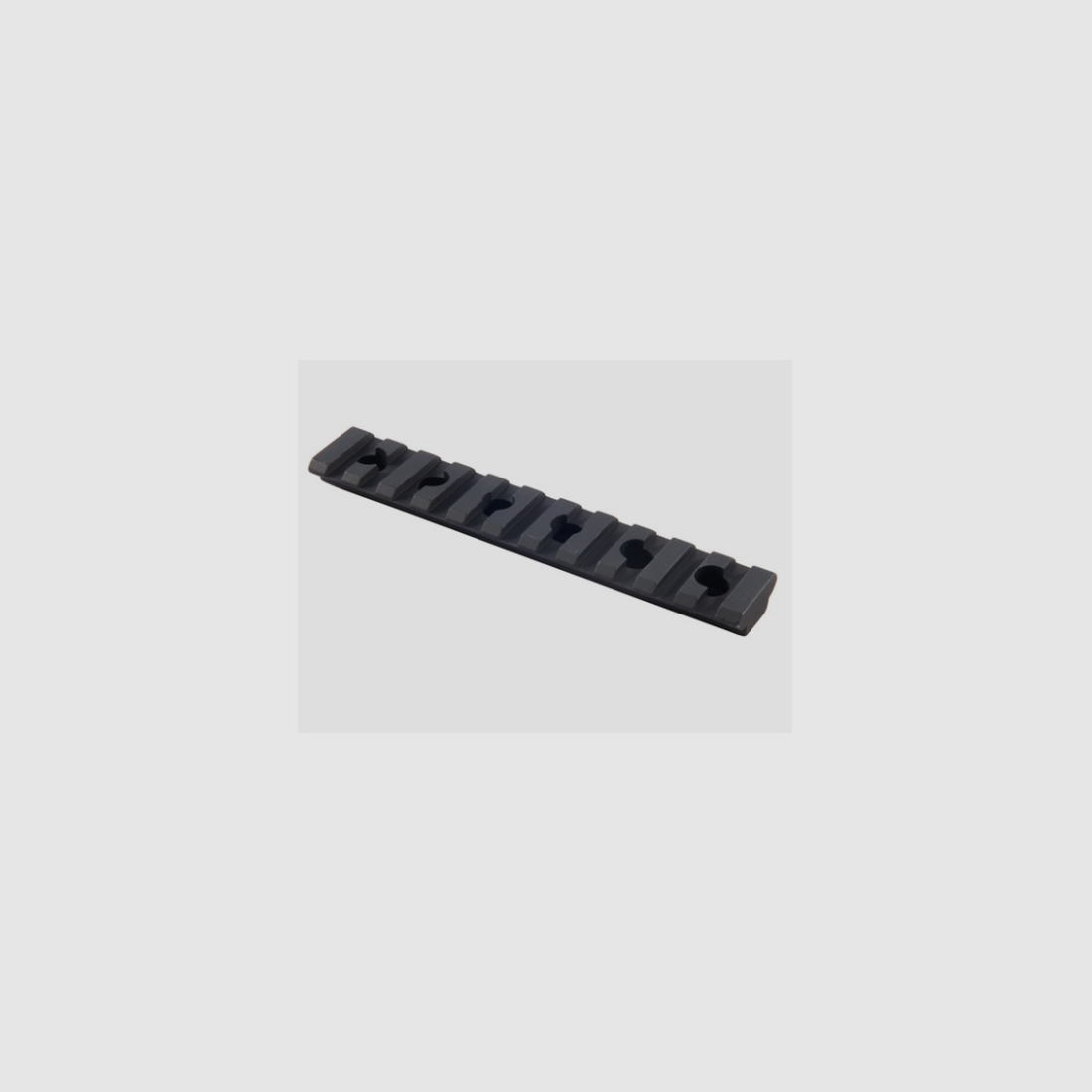 GG&G – DIRECT THREAD UFIR RAIL / PICATINNY ALUMINUM / BLACK / 4.5