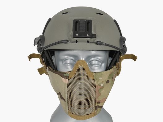Half Face Mesh Mask 2.0 (Fast Helmet Version) - Multicamo [PJ]
