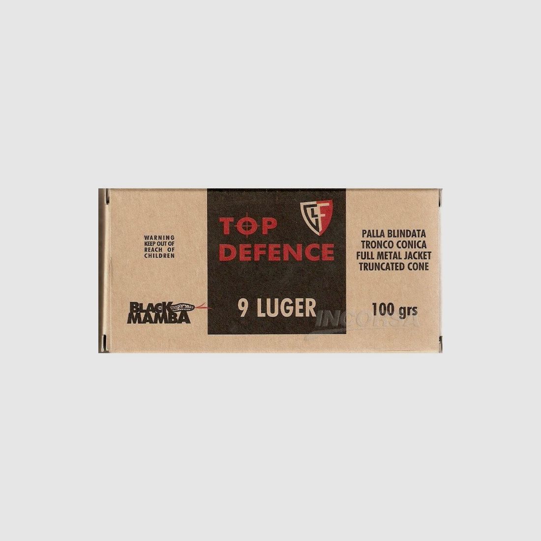 FIOCCHI 9 LUGER FMJTC BM Munition 100 gr, Bild 1 von 2