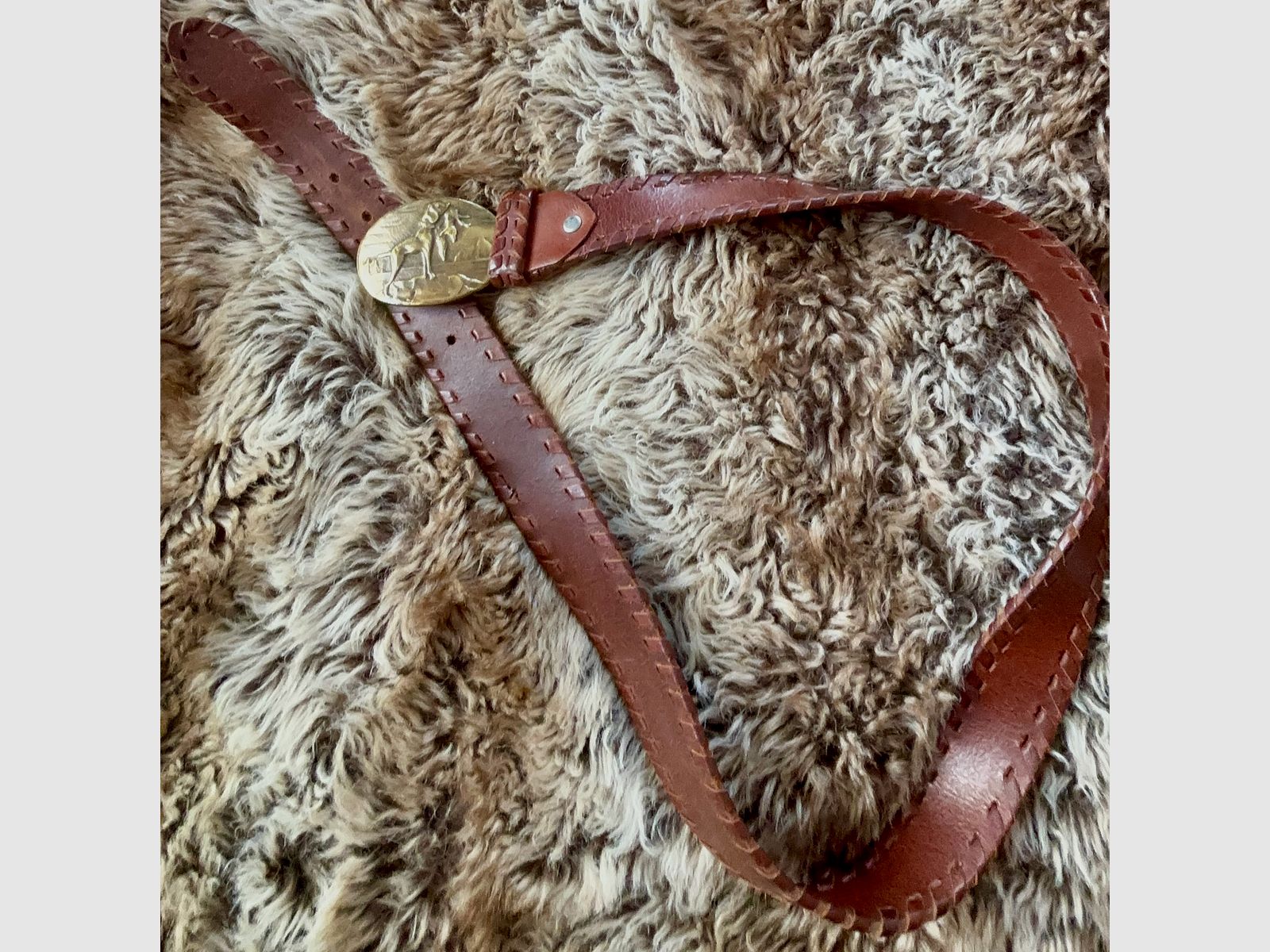 Ceinture en cuir véritable Trachten Jagd 100 cm de long 4 cm de large pour hommes et femmes