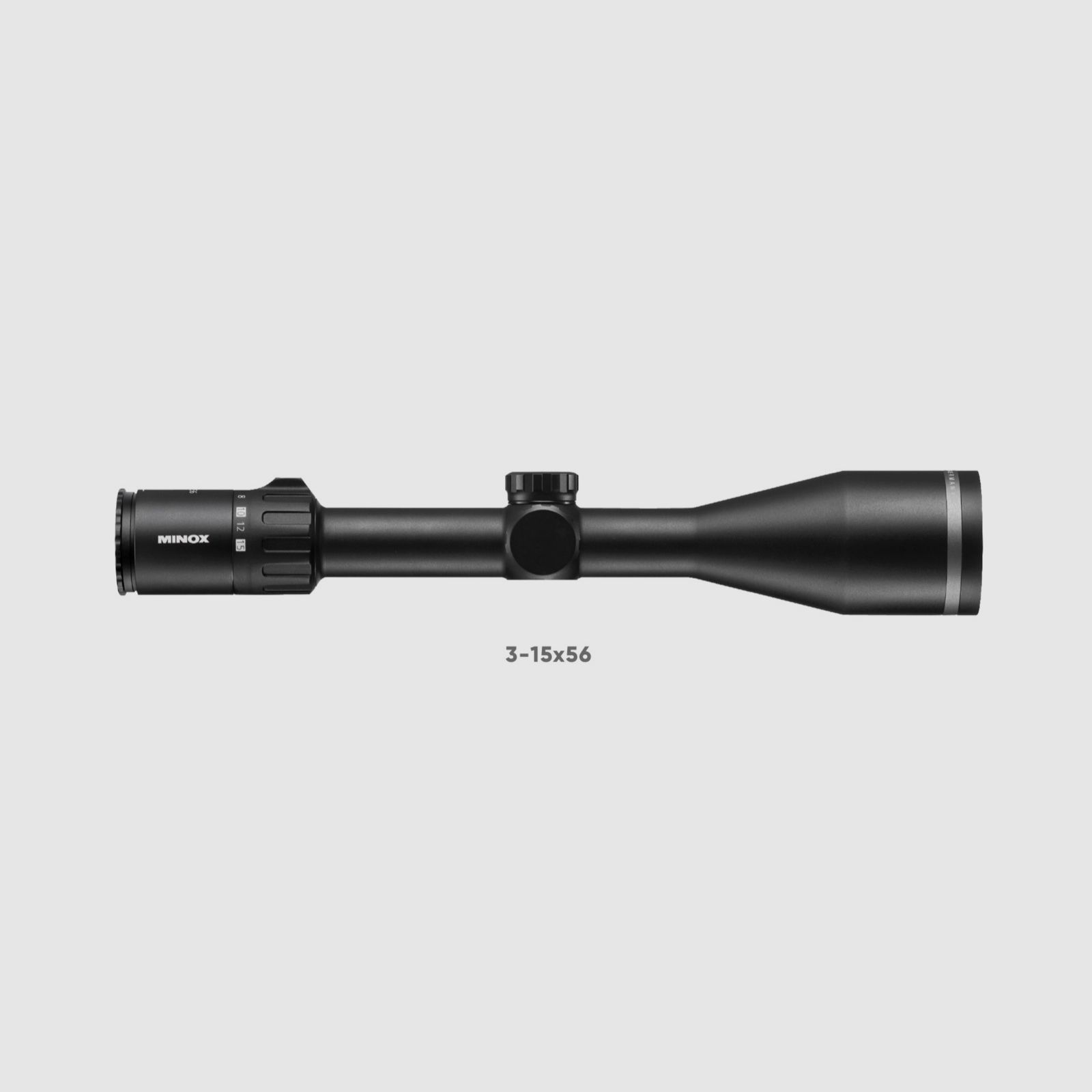 Minox 80107664 Lunette de tir polyvalente 3-15x56 Réticule lumineux 4 dans 2 plans d'image